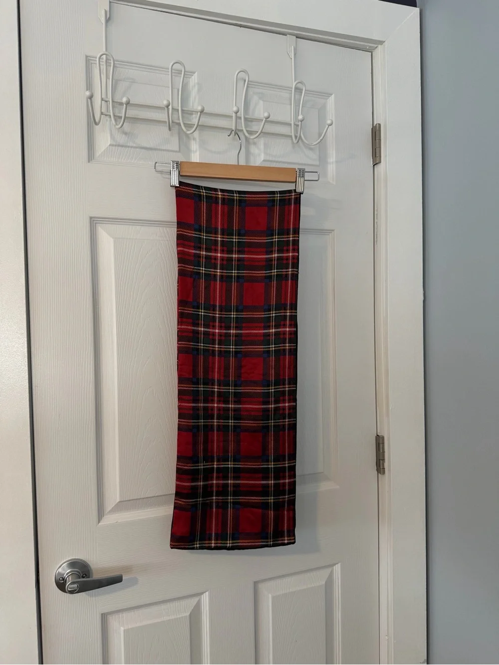 Vintage Ralph Lauren velvet plaid scarf